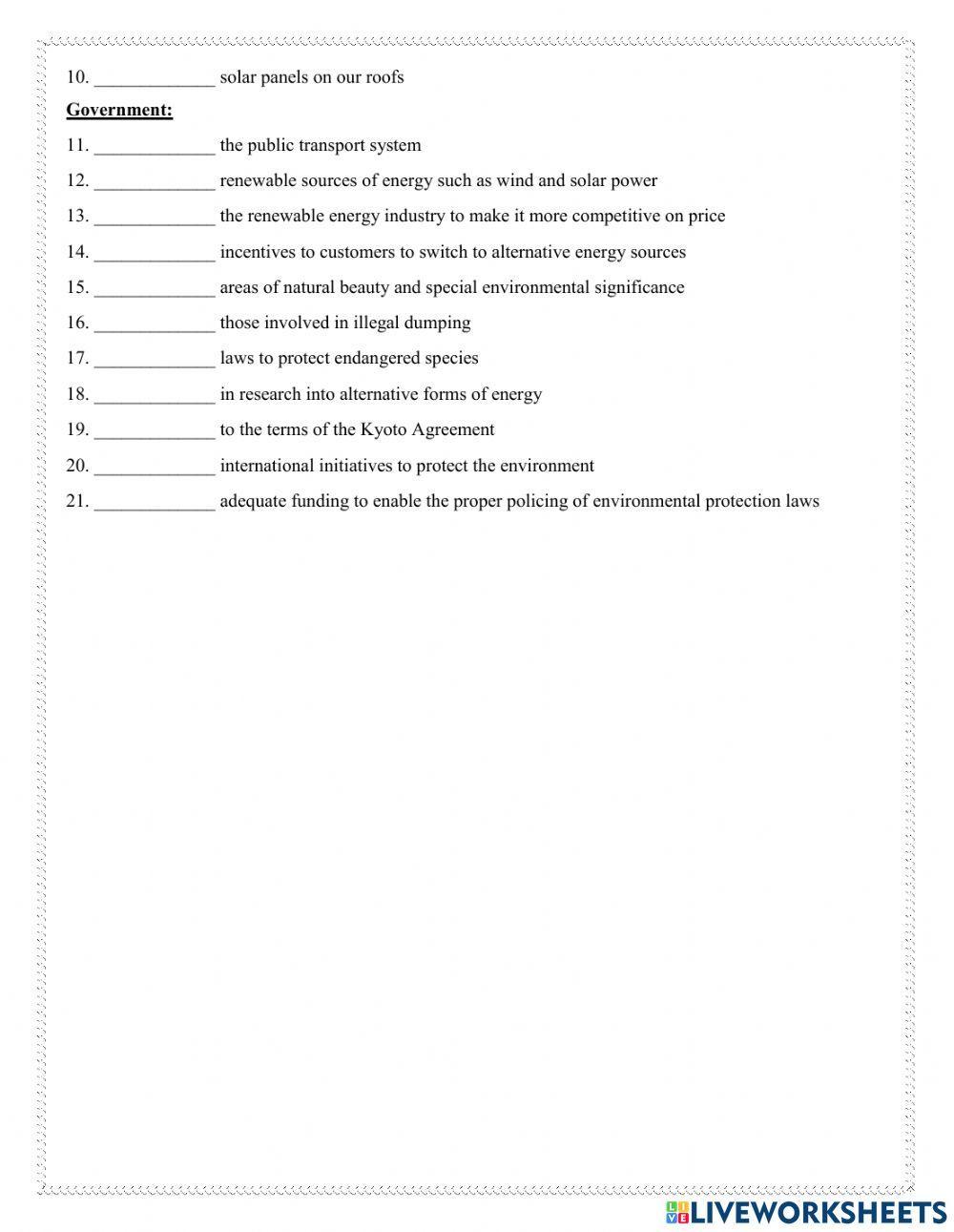 Consequences of Global Warming