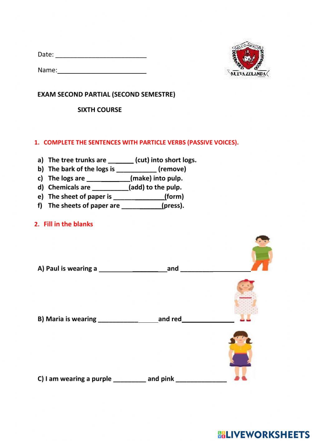 Sexth course segundo semestre