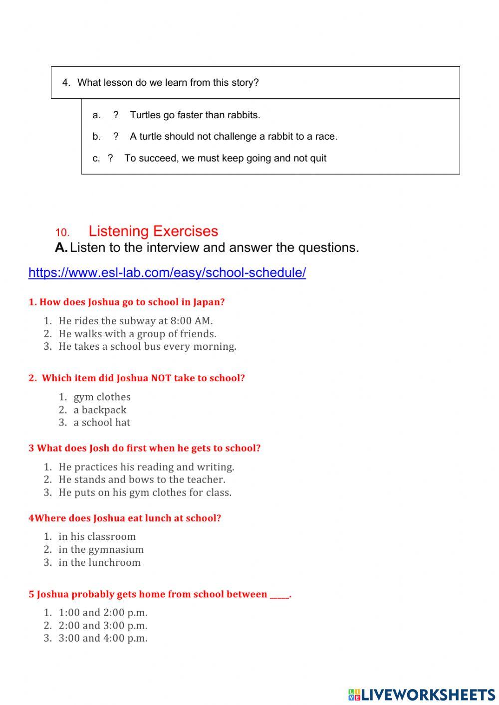 Sexth course segundo semestre