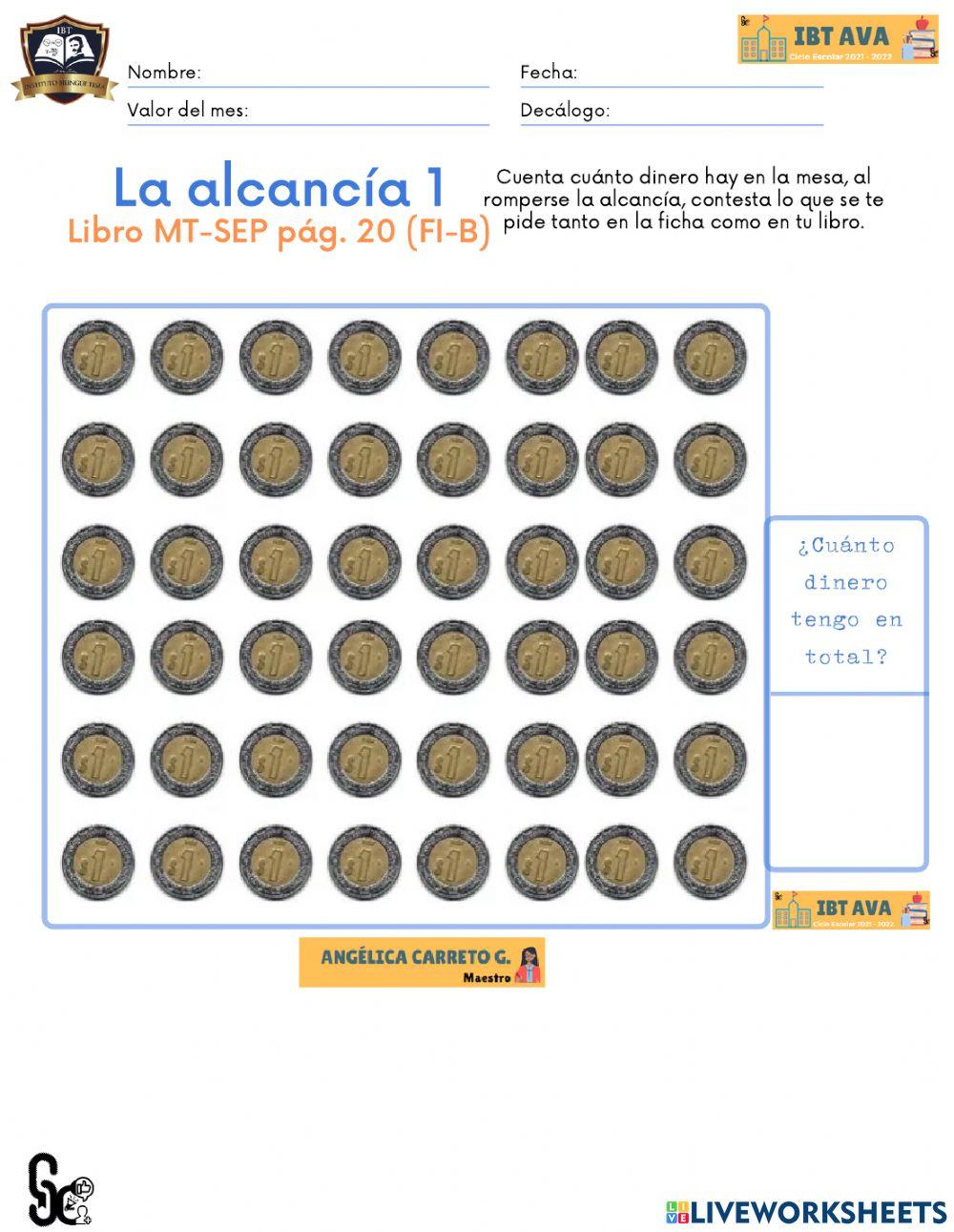 Actividad la alcancía 1 (Bolsa B)