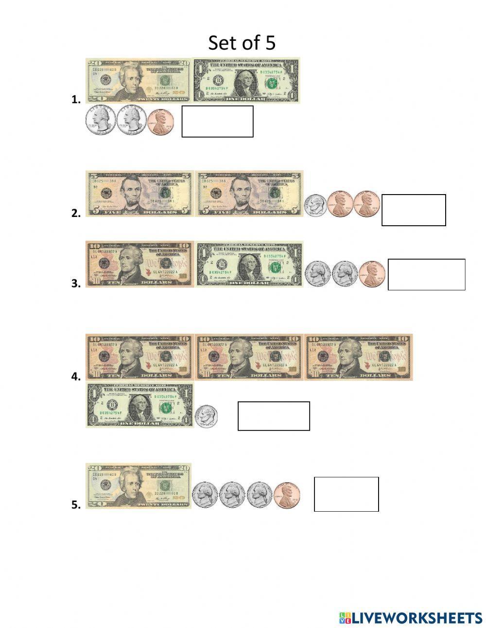 Counting Money part 2