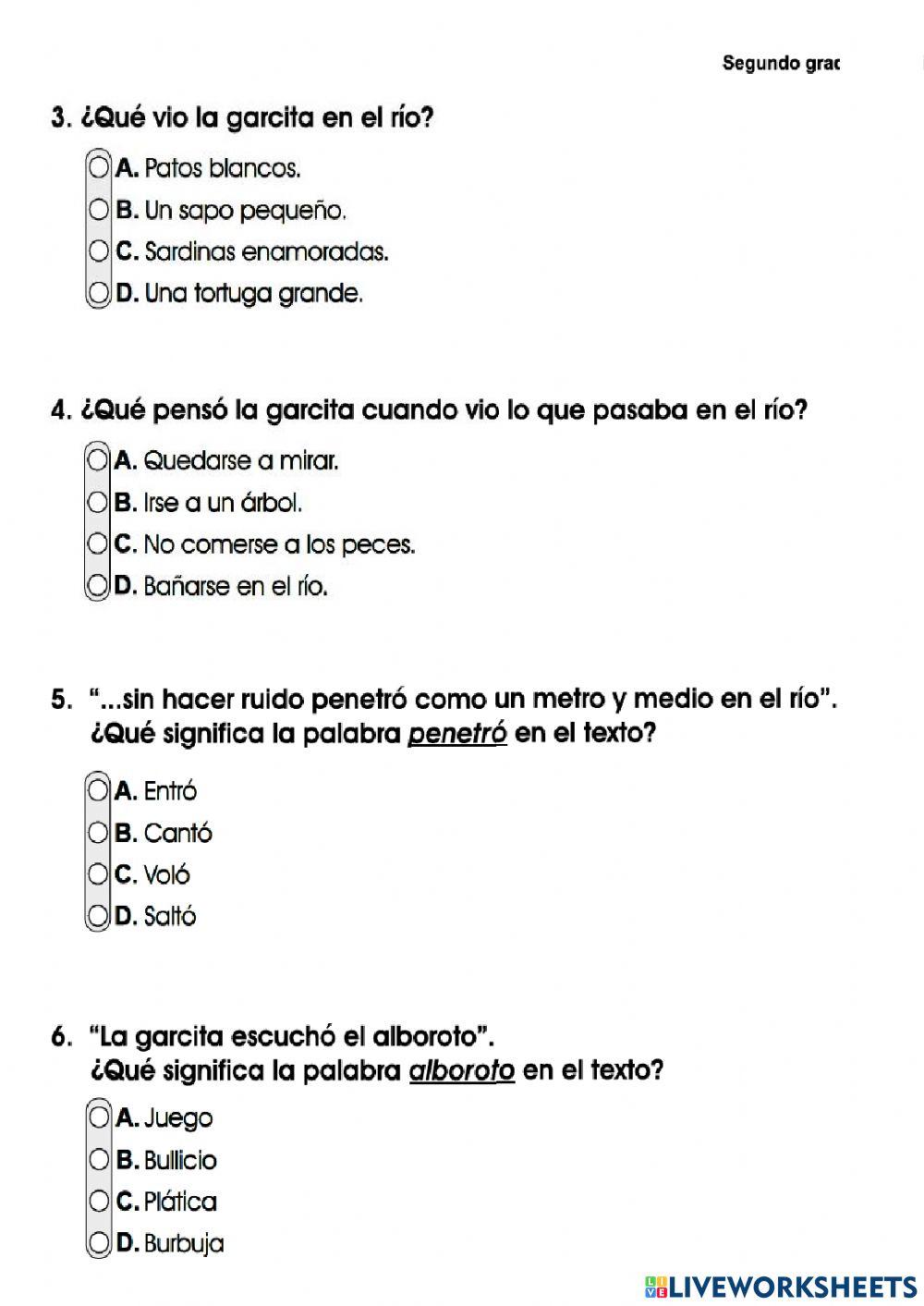 Prueba formativa 2º-Junio