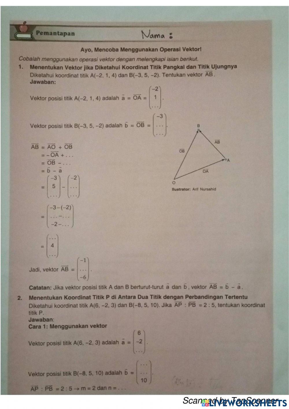 Pemantapan Perbandingan Vektor