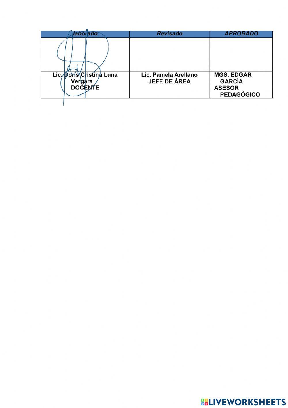 Evaluacion ii quimestre eca 3ro