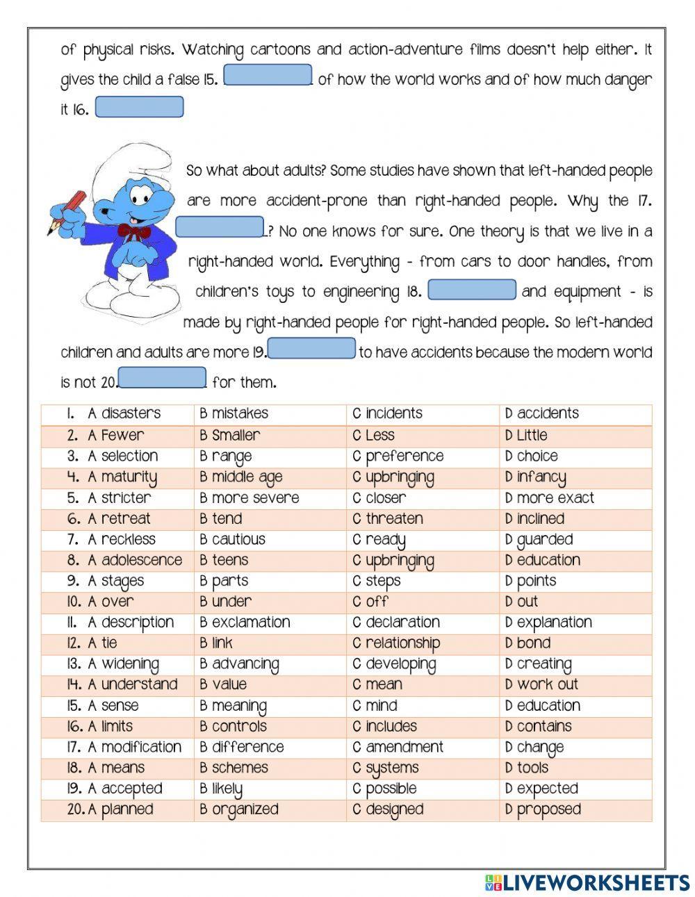 MultipleChoiceCloze.PET