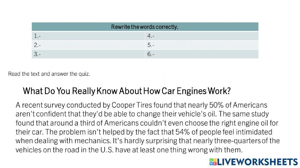 Looking inside machines.Juicers.Engines quiz.