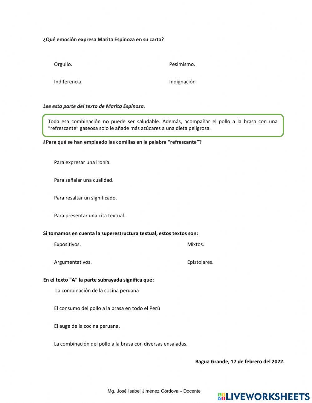 Opiniones sobre el pollo a la brasa