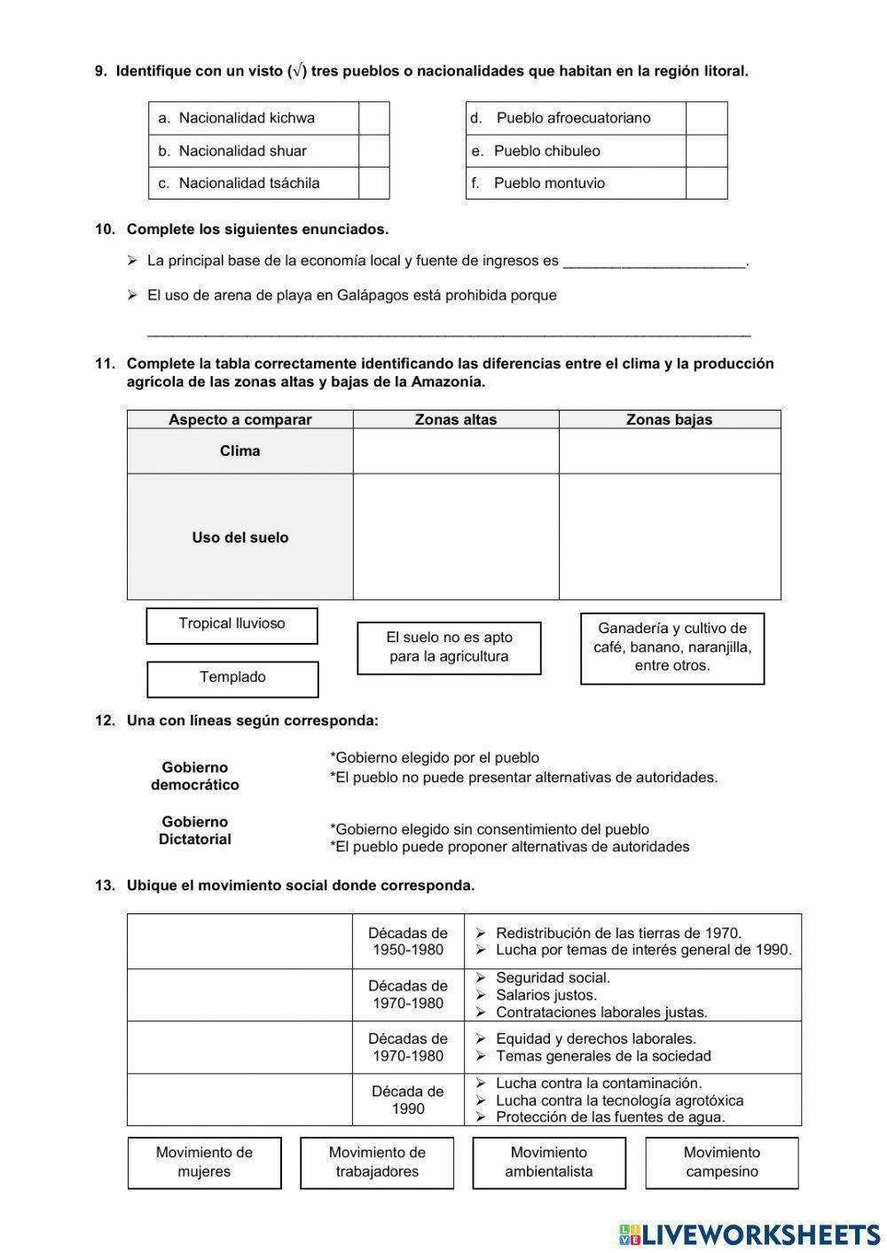 Examen - Segundo Quimestre- EESS