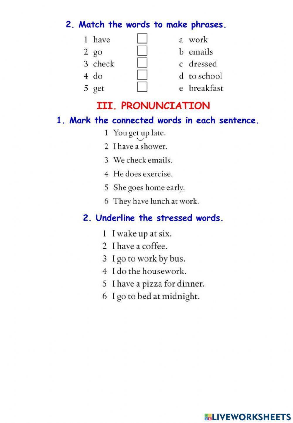 Unit 4B: What a life!