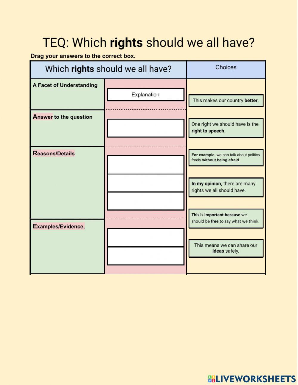Answering Essential Questions T1 G8