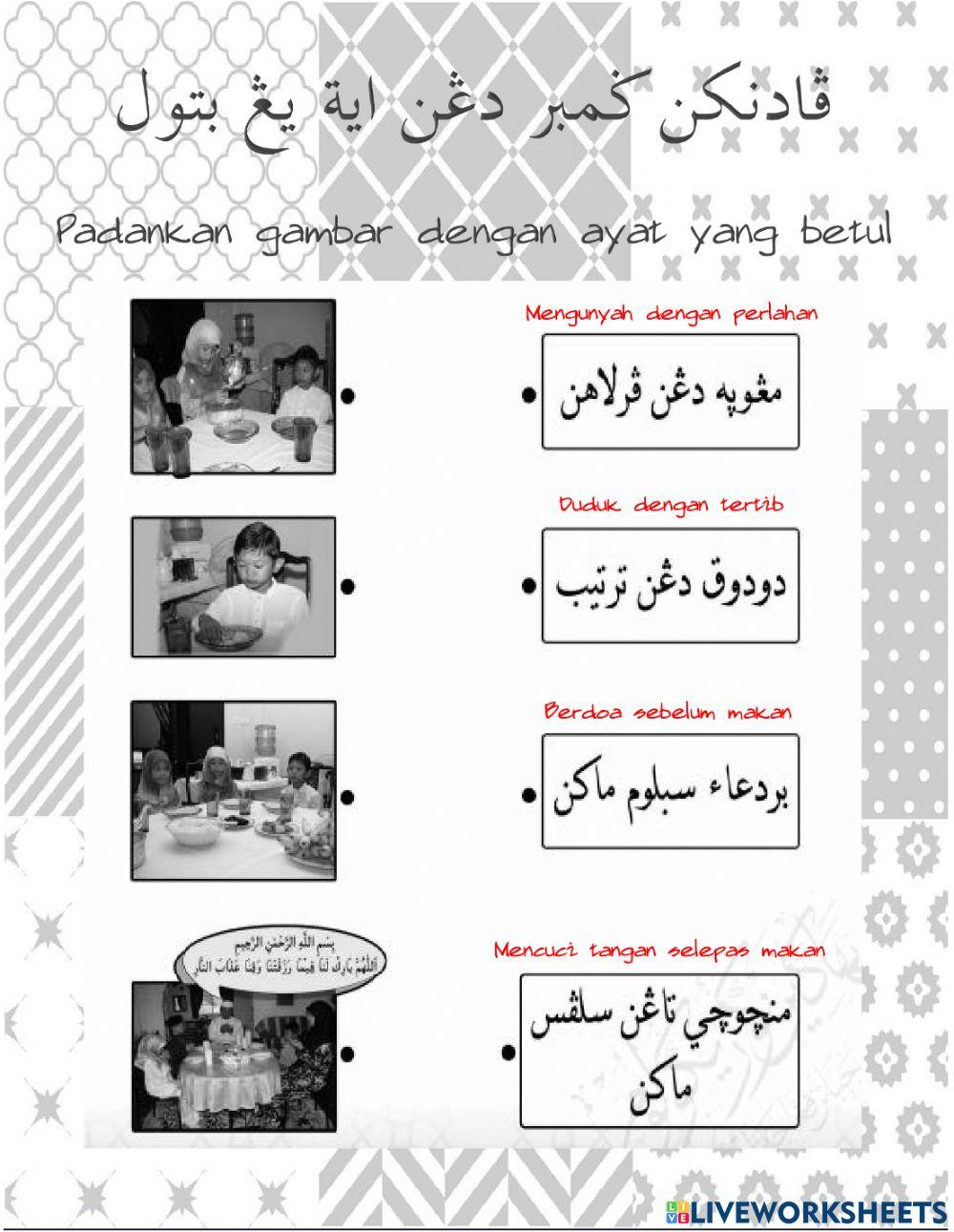 Didikan Muslim : Adab Makan dan Minum