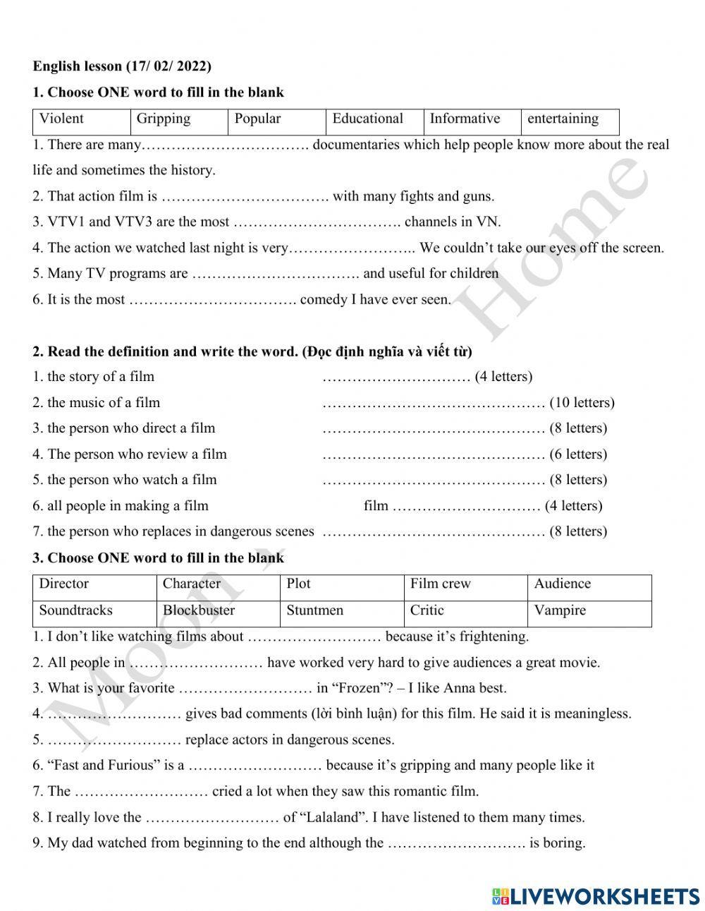 Group 5 - TV program and adj review