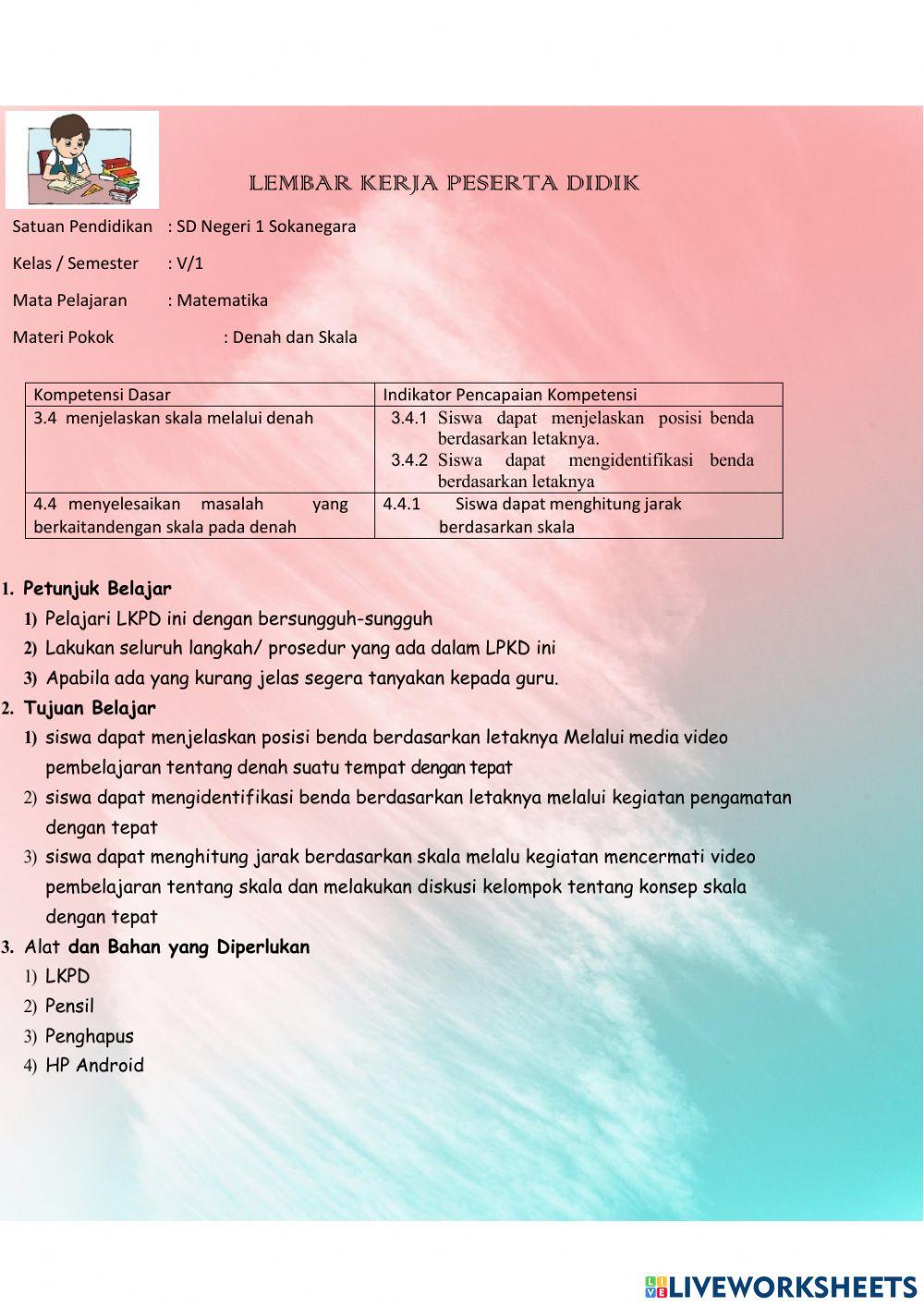 Lembar Kerja Peserta Didik