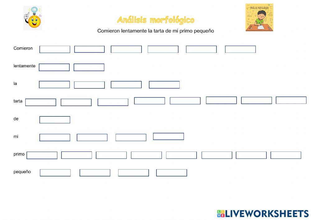 Análisis morfológico