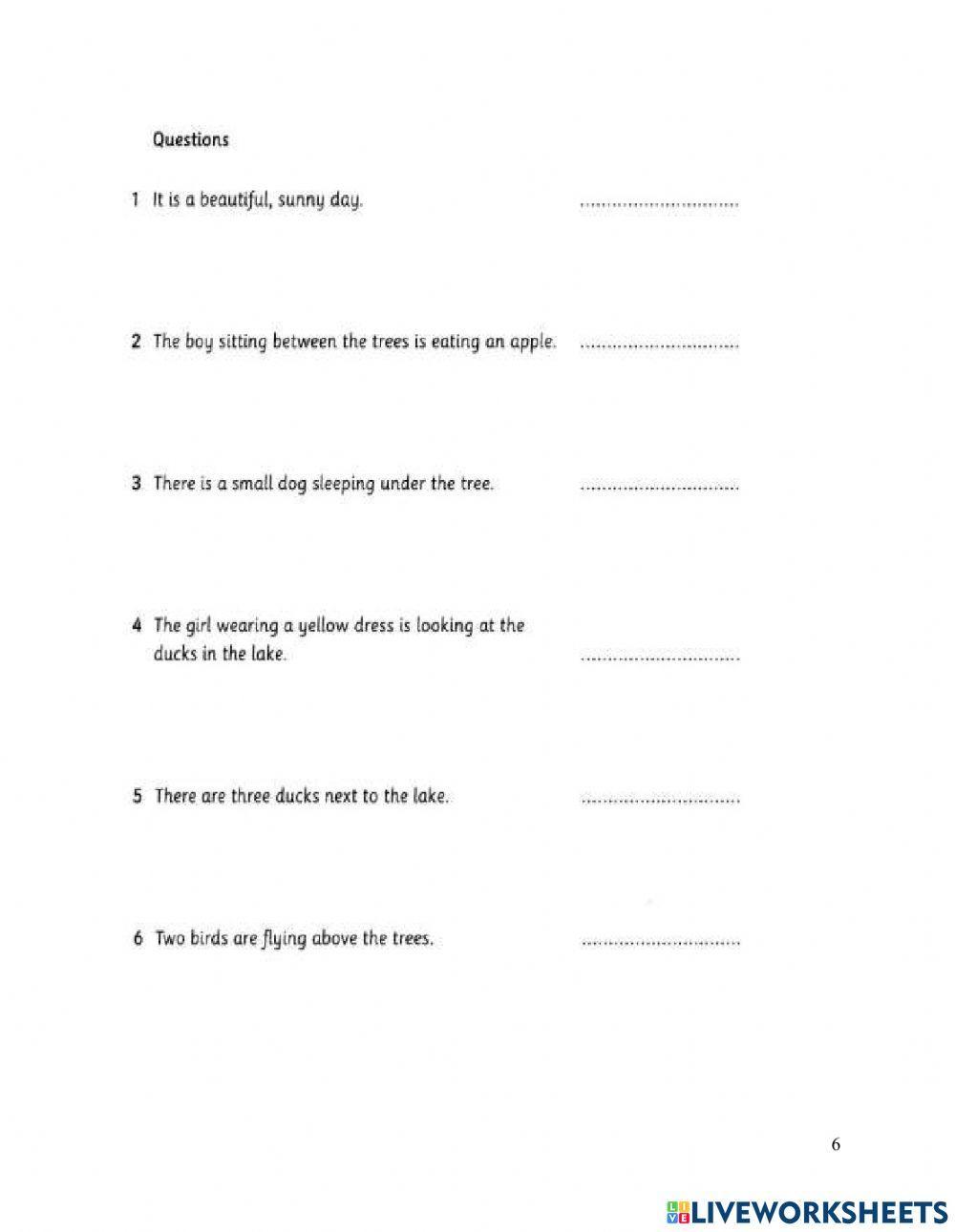 Movers practice test