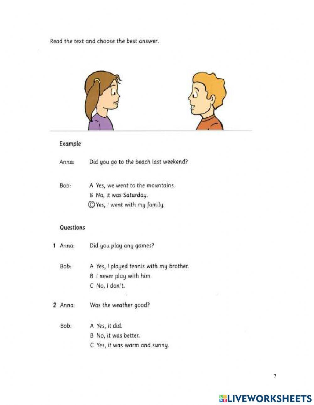 Movers practice test