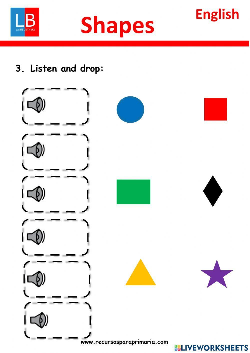 SHAPES Inglés para niños SHAPES Inglés para niños