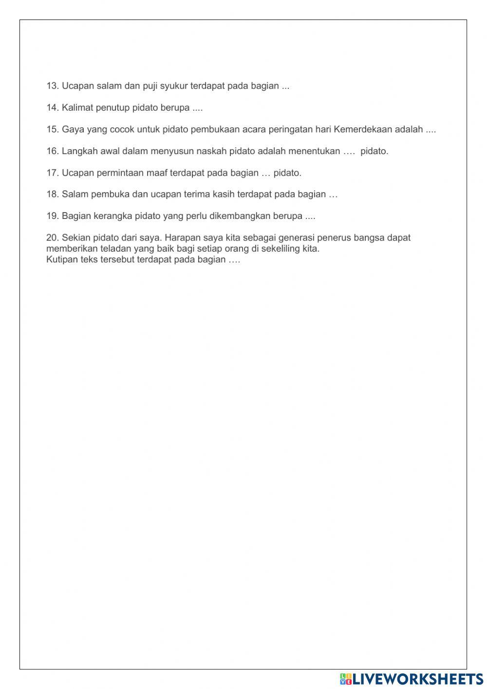 Tema 7 muatan bahasa indonesia kelas 6