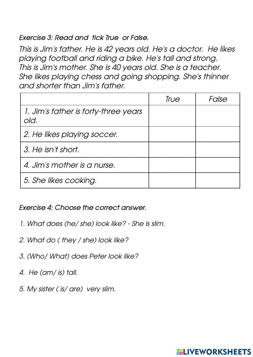 E4- unit 14 what does he look like? L1