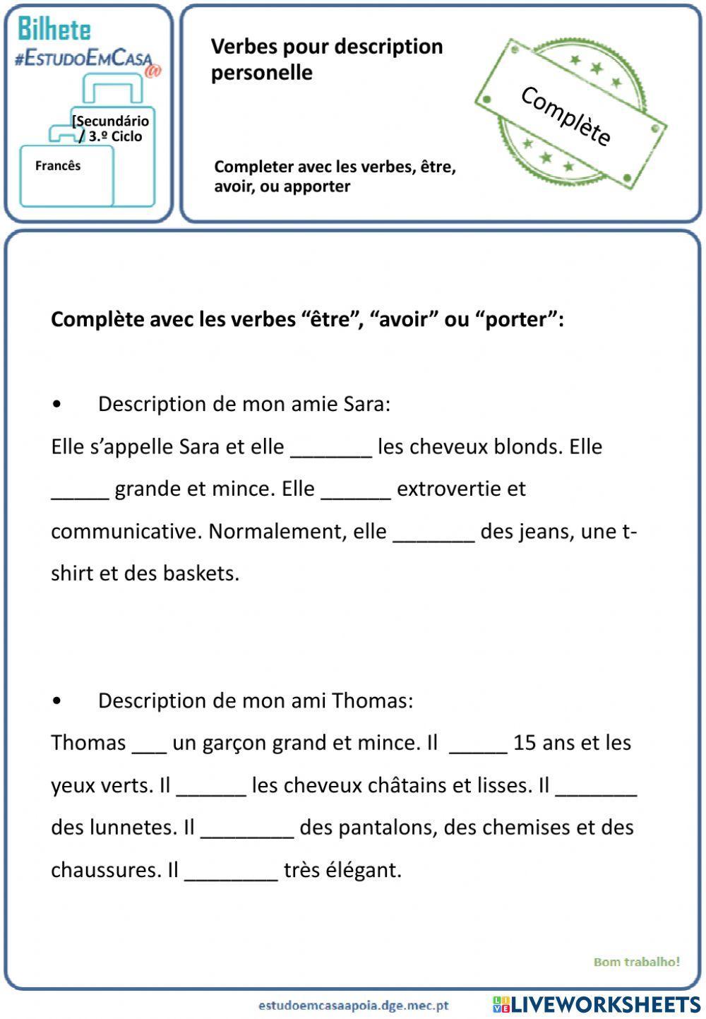 La description phisique La description phisique