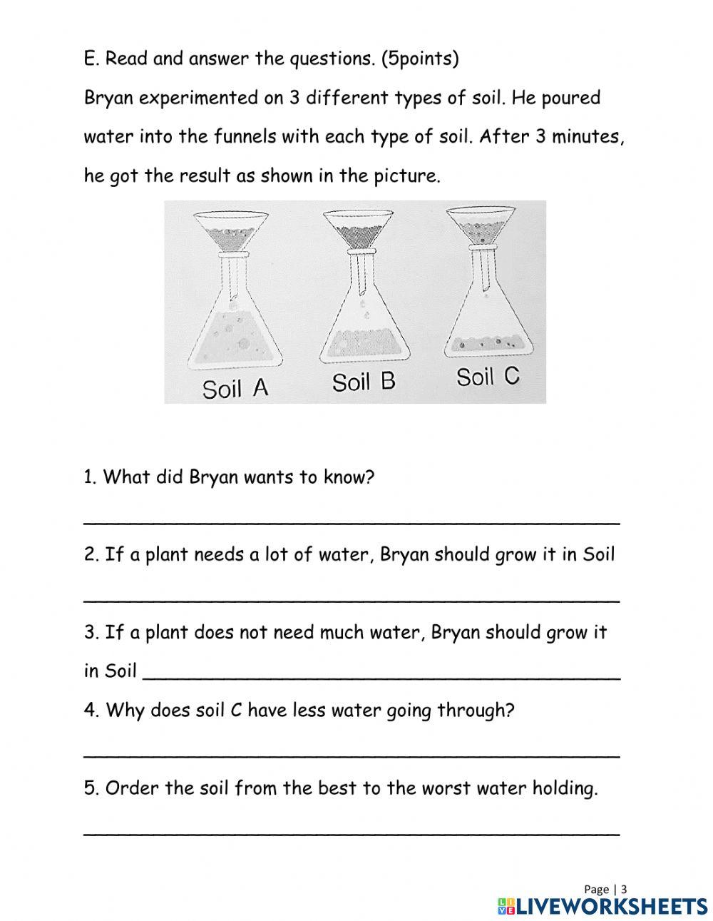 Grade 2 Soil Test 1