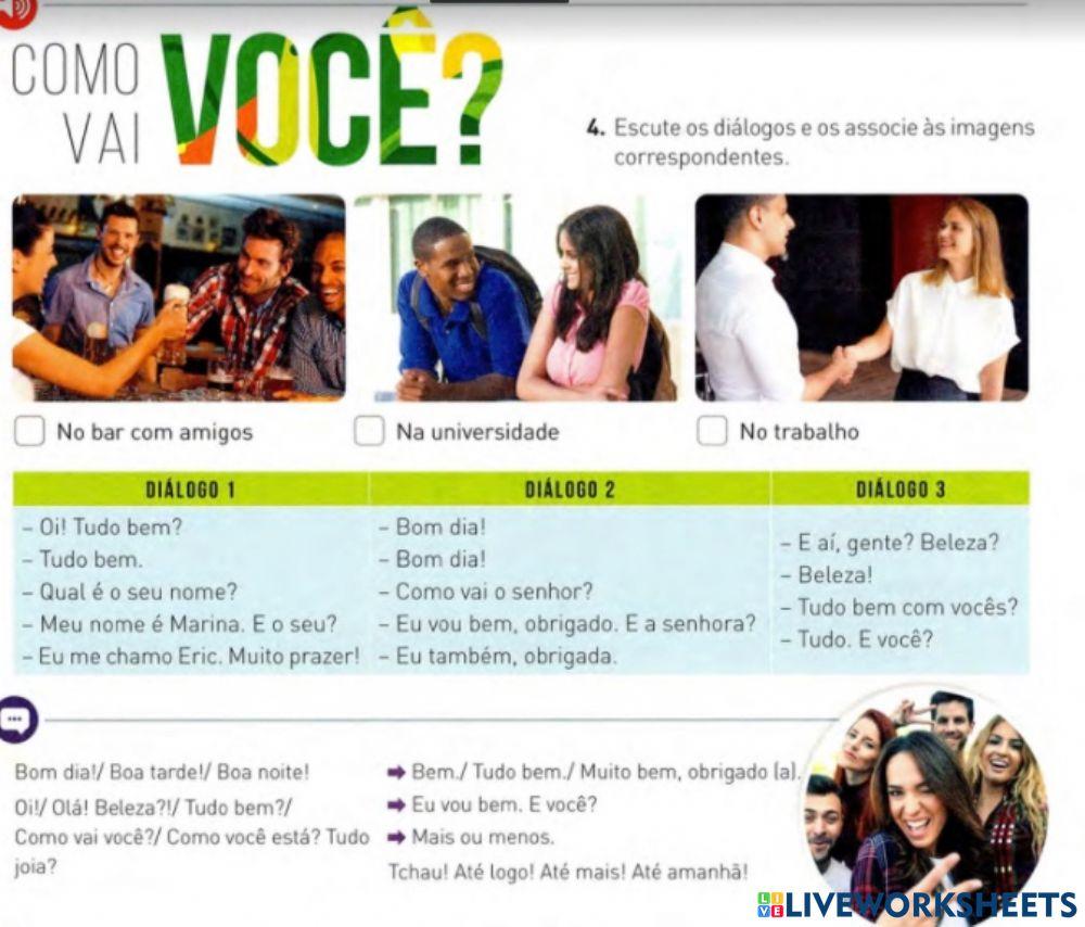 Apresentações formais e informais