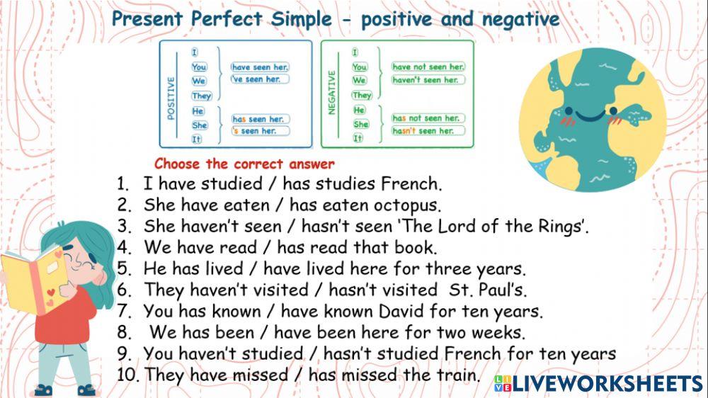 Present perfect simple
