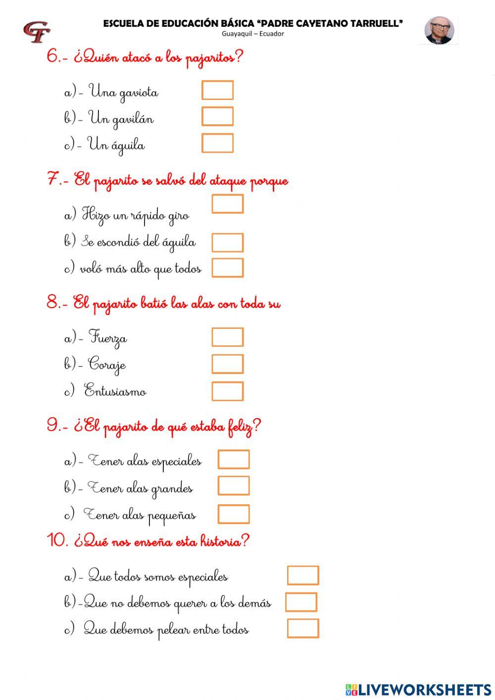 Examen 2do quimestre