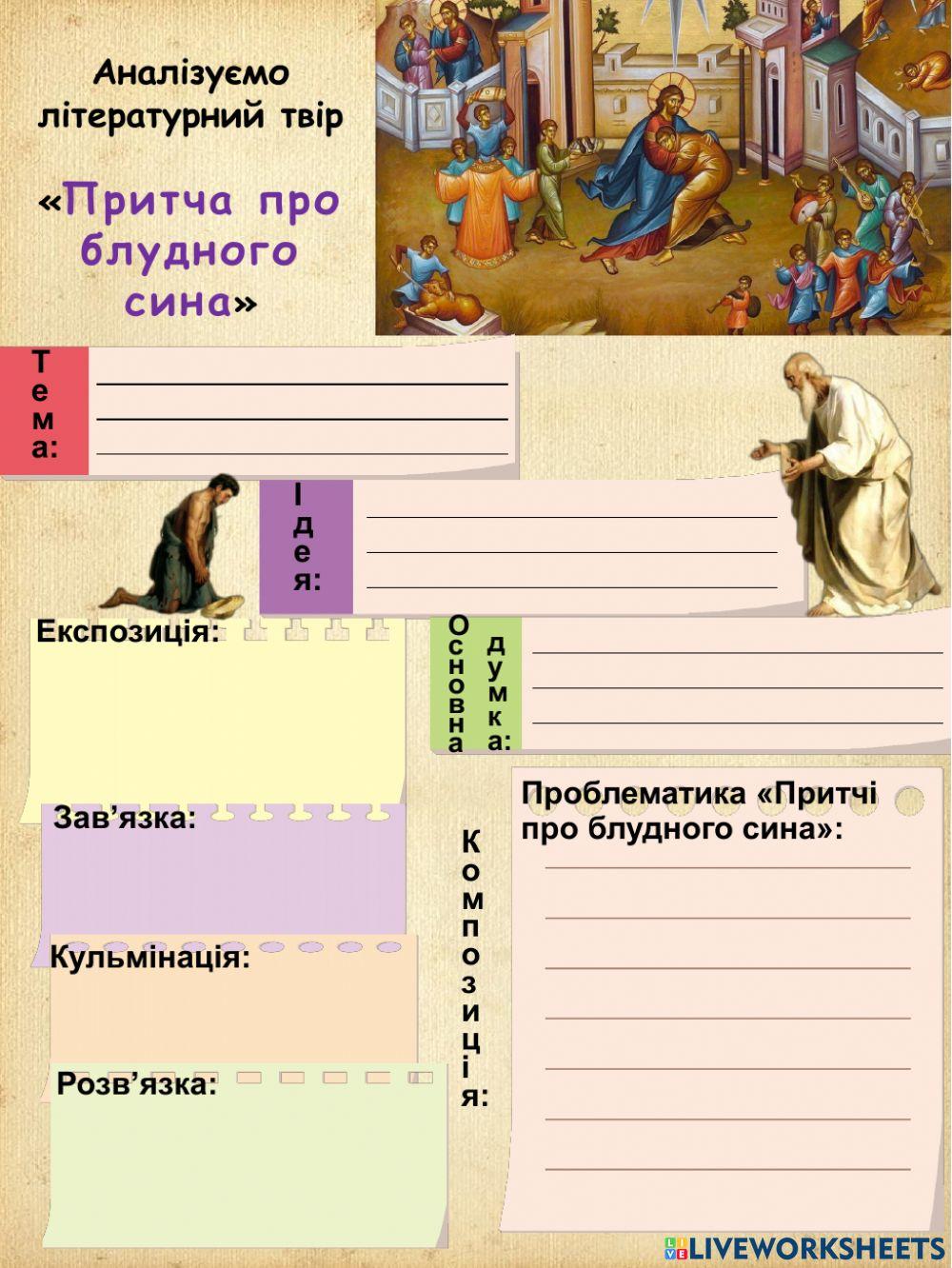 вірш про блудного сина