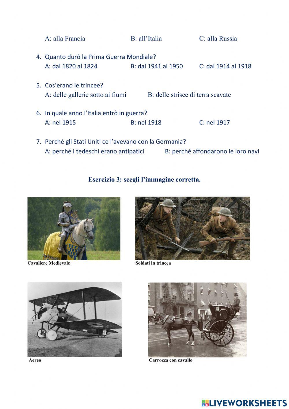 La Prima Guerra Mondiale