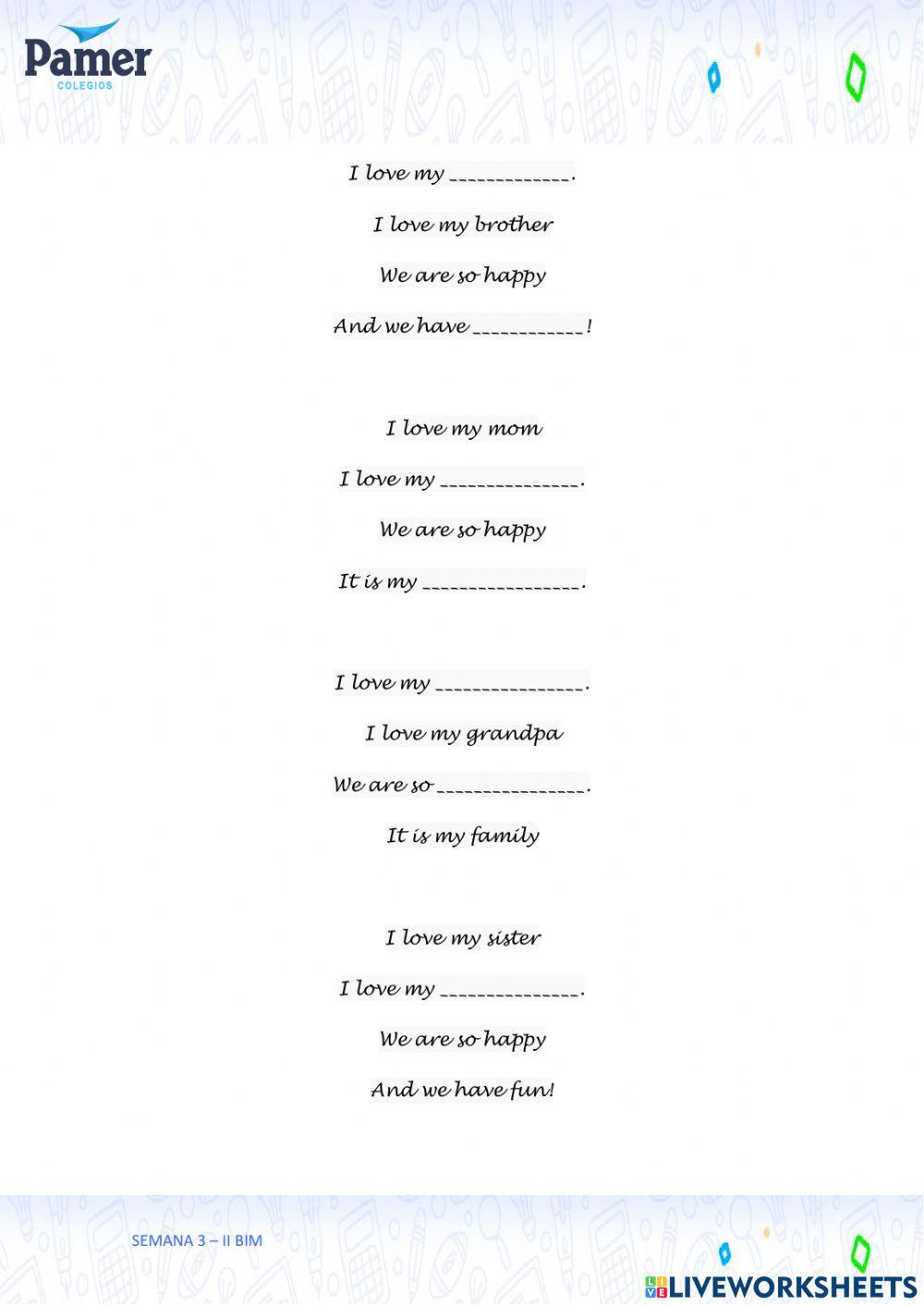 SAL-SEM3-1.º grado-ING-II BIM-THIS IS MY FAMILY