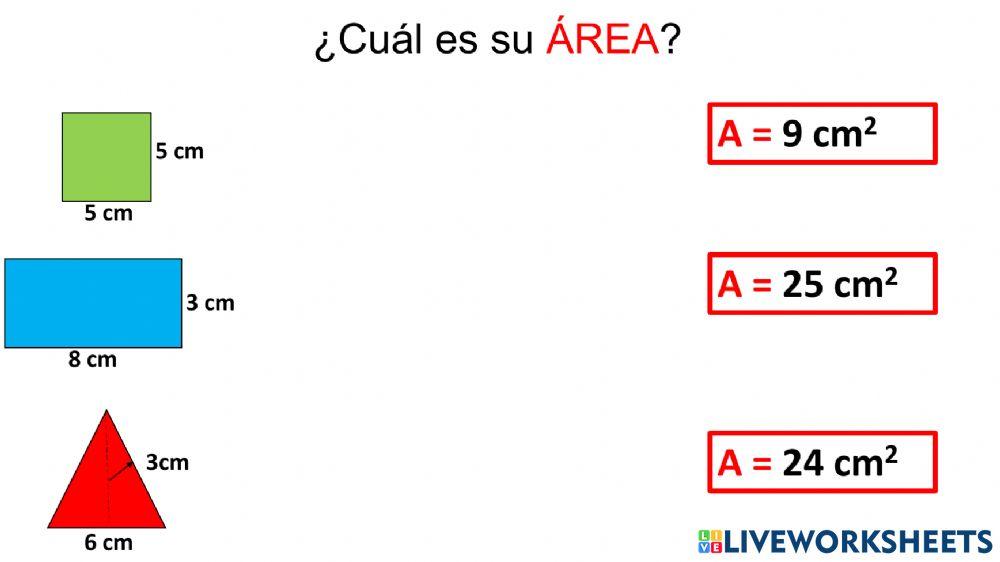 Areas y perimetros
