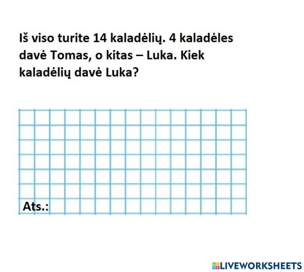 Tekstinis su nežinomu dėmeniu