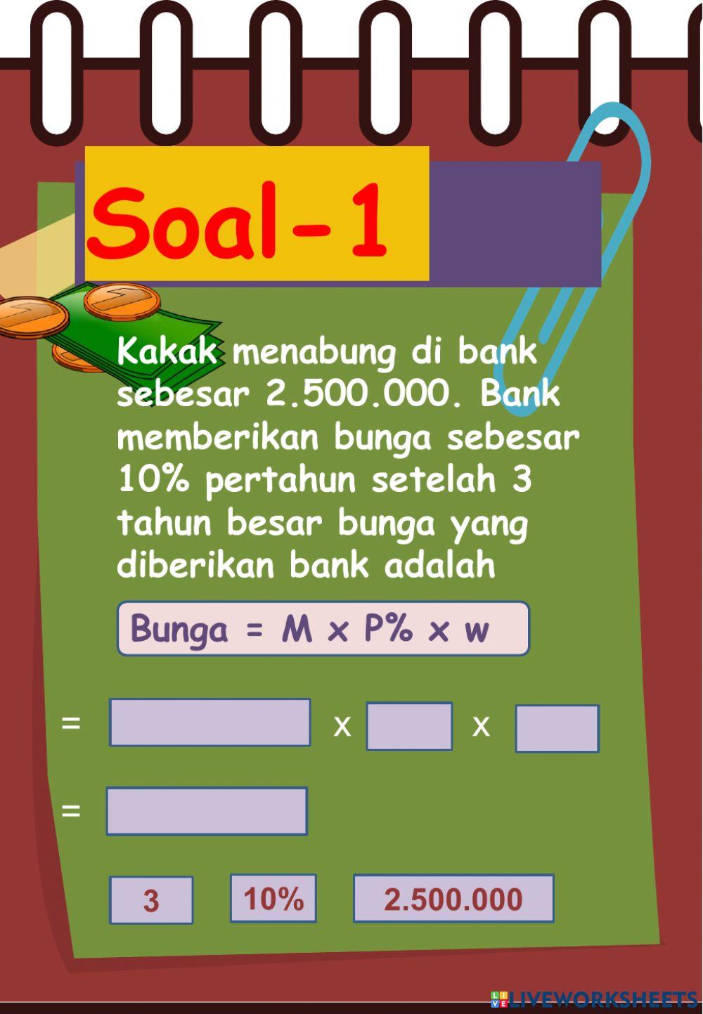 Latihan hitung keuangan