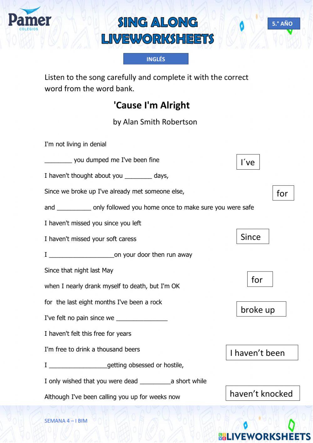 SAL-SEM4-5. año-ING-I BIM-CAUSE I AM ALRIGHT