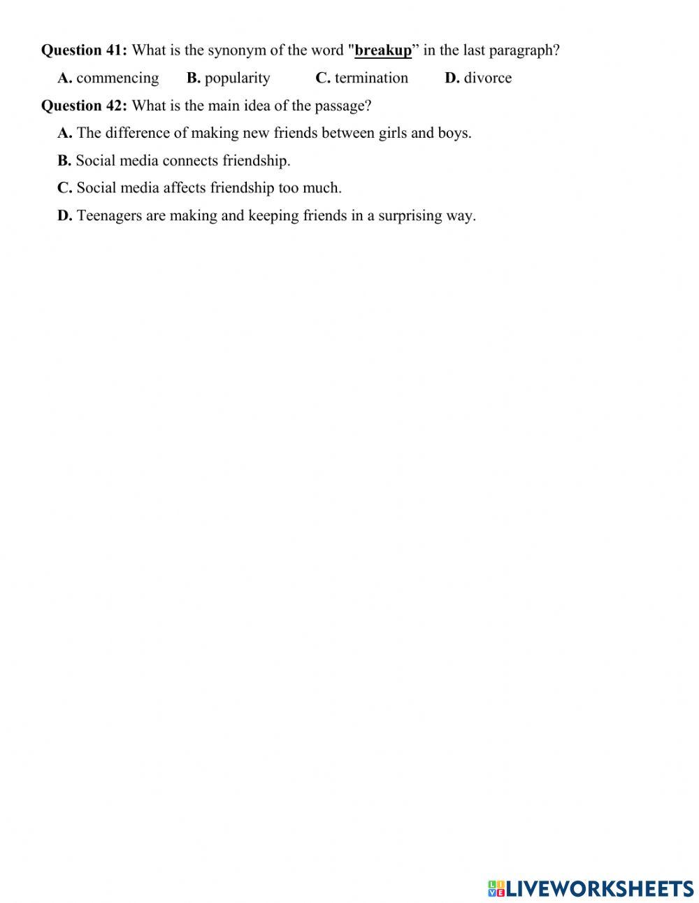 TỐT NGHIỆP THPT 2021 - Reading - Đề tham khảo 2