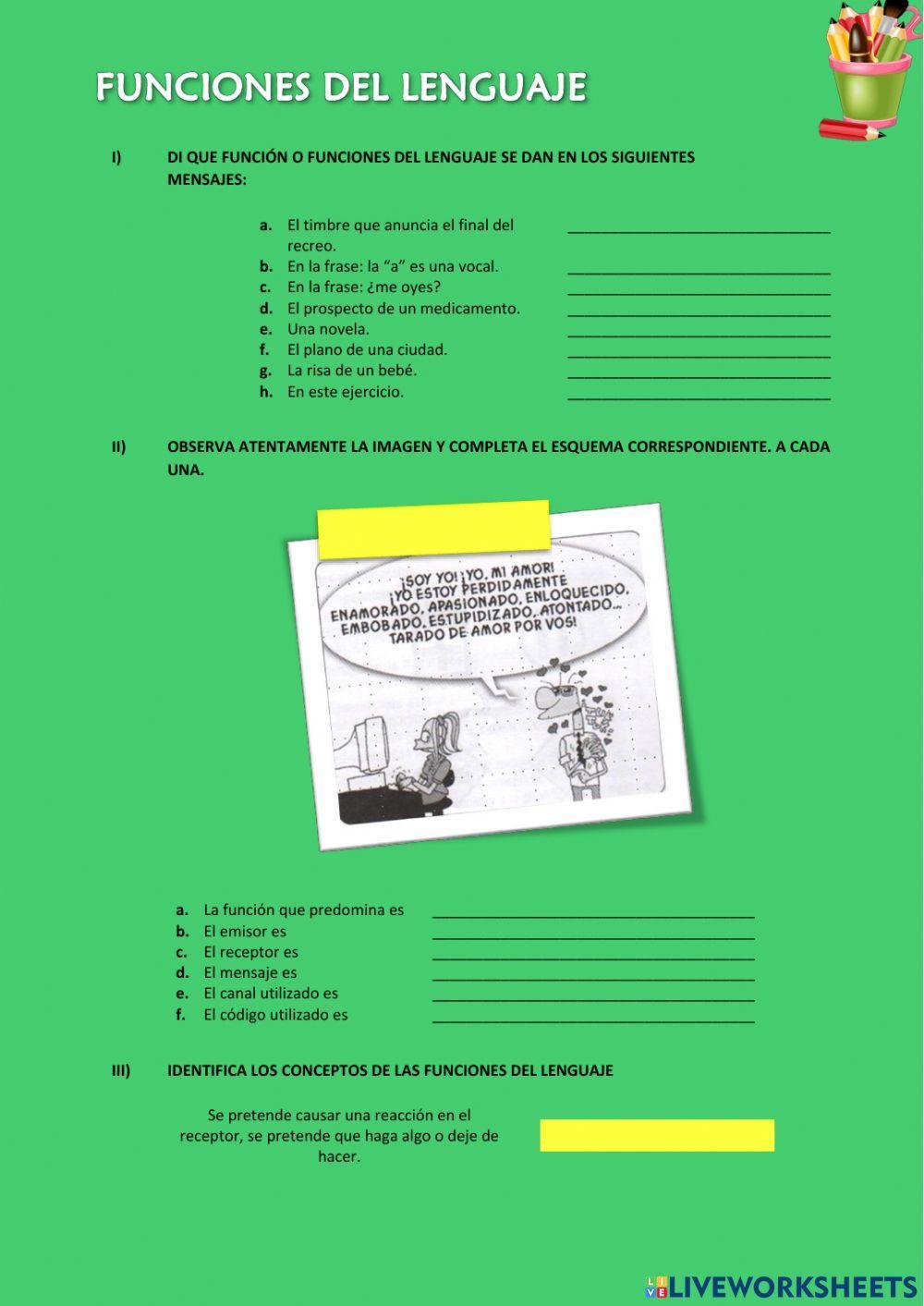 Funciones del lenguaje