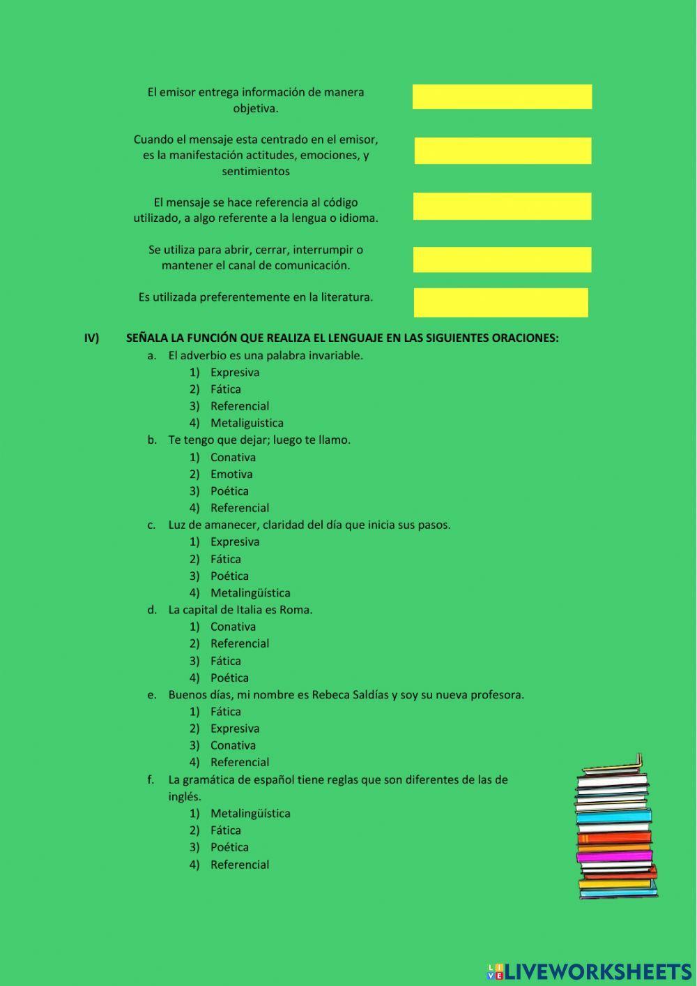 Funciones del lenguaje