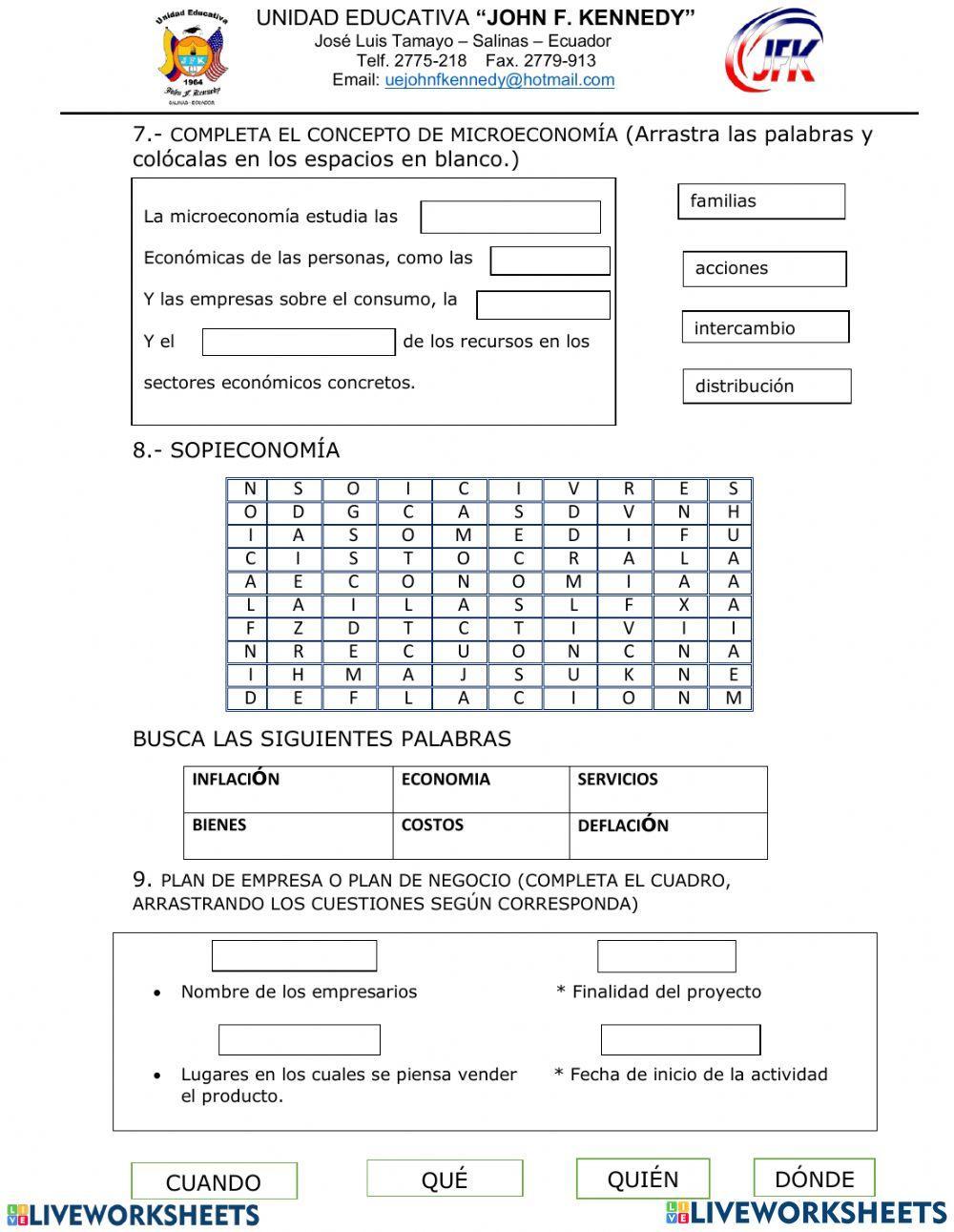 Examen de emprendimiento