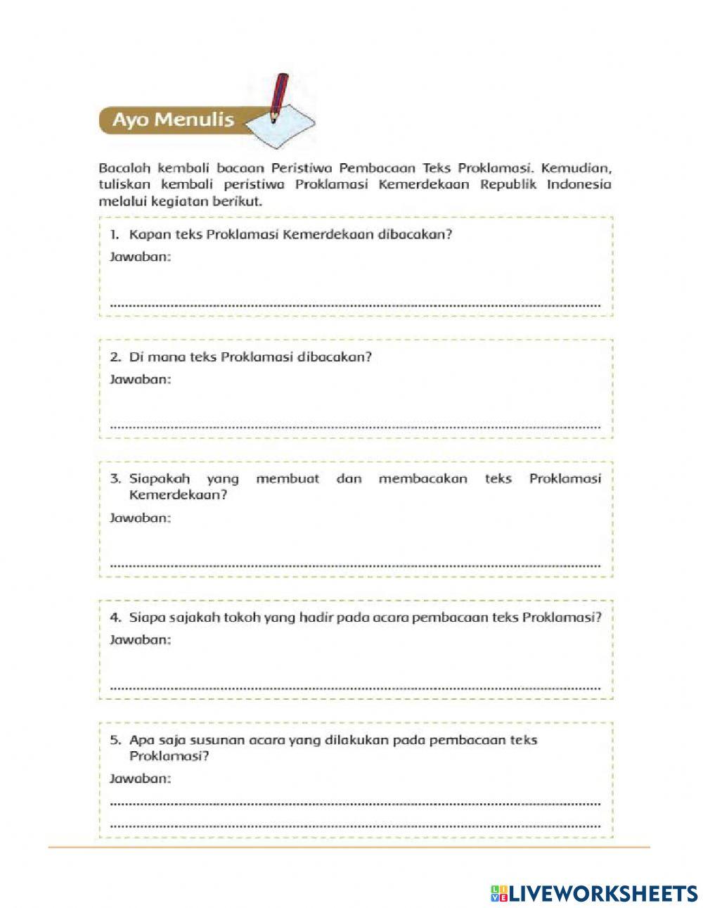 Tema 7 Subtema 2 Pembelajaran 1 & 2