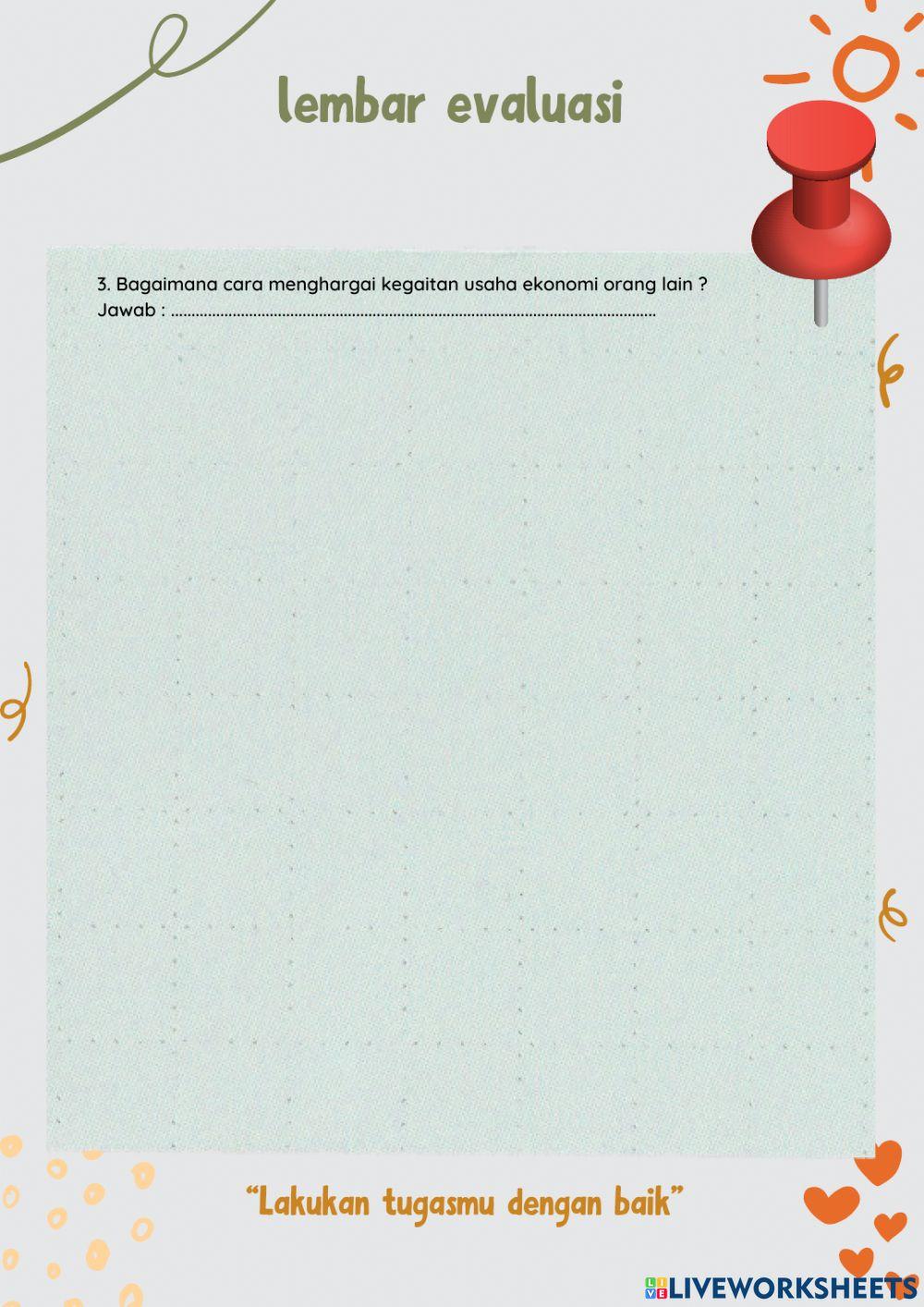 Lembar Evaluasi