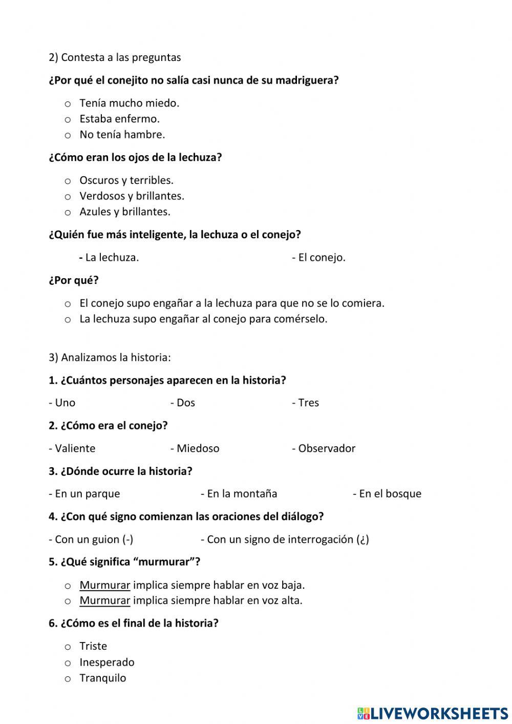 El conejo y la lechuza