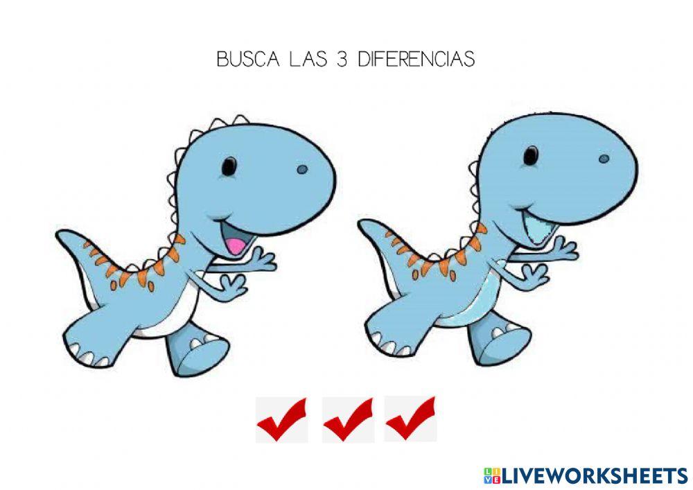 Diferencias dinosaurio