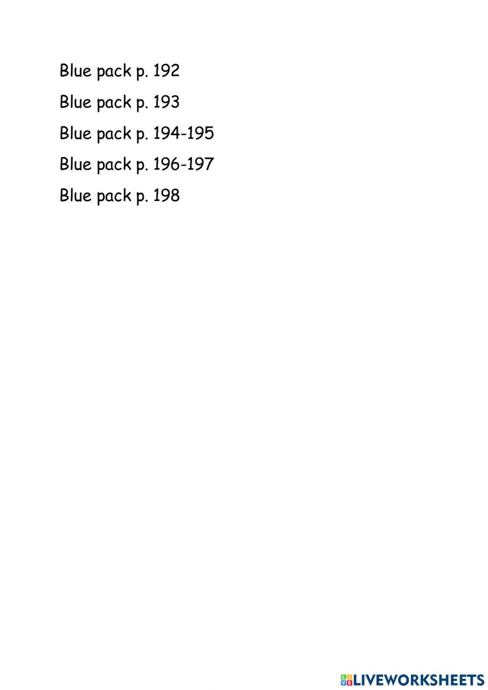 Blue pack p.192-198 (Flyers 1 test 2)