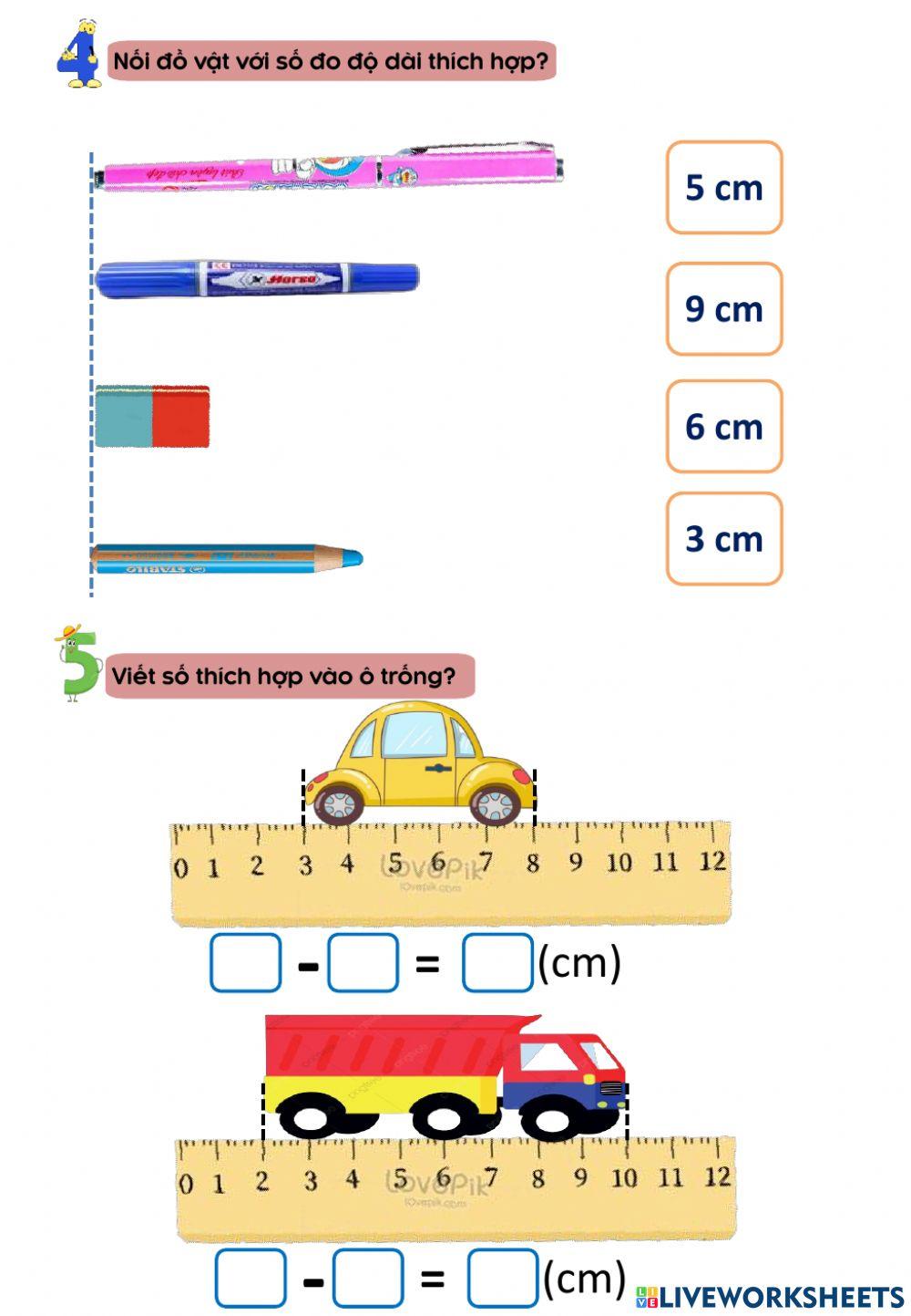 Phiếu cuối tuần 23 môn Toán