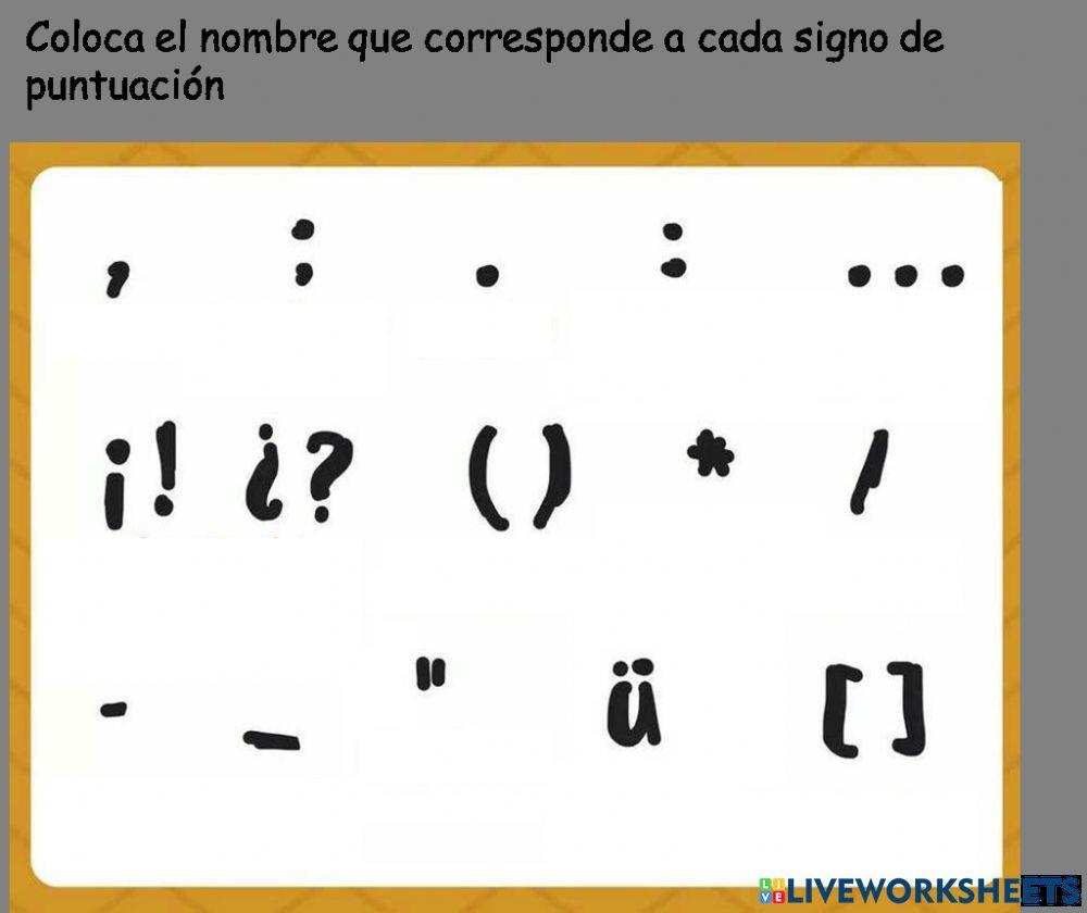 Signos de puntuación