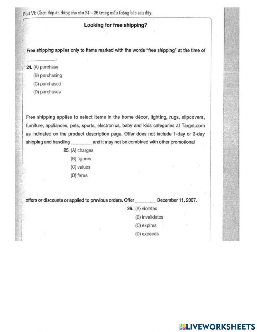 Vocab review Test 1 & 2 ( Lesson 10 & 11)
