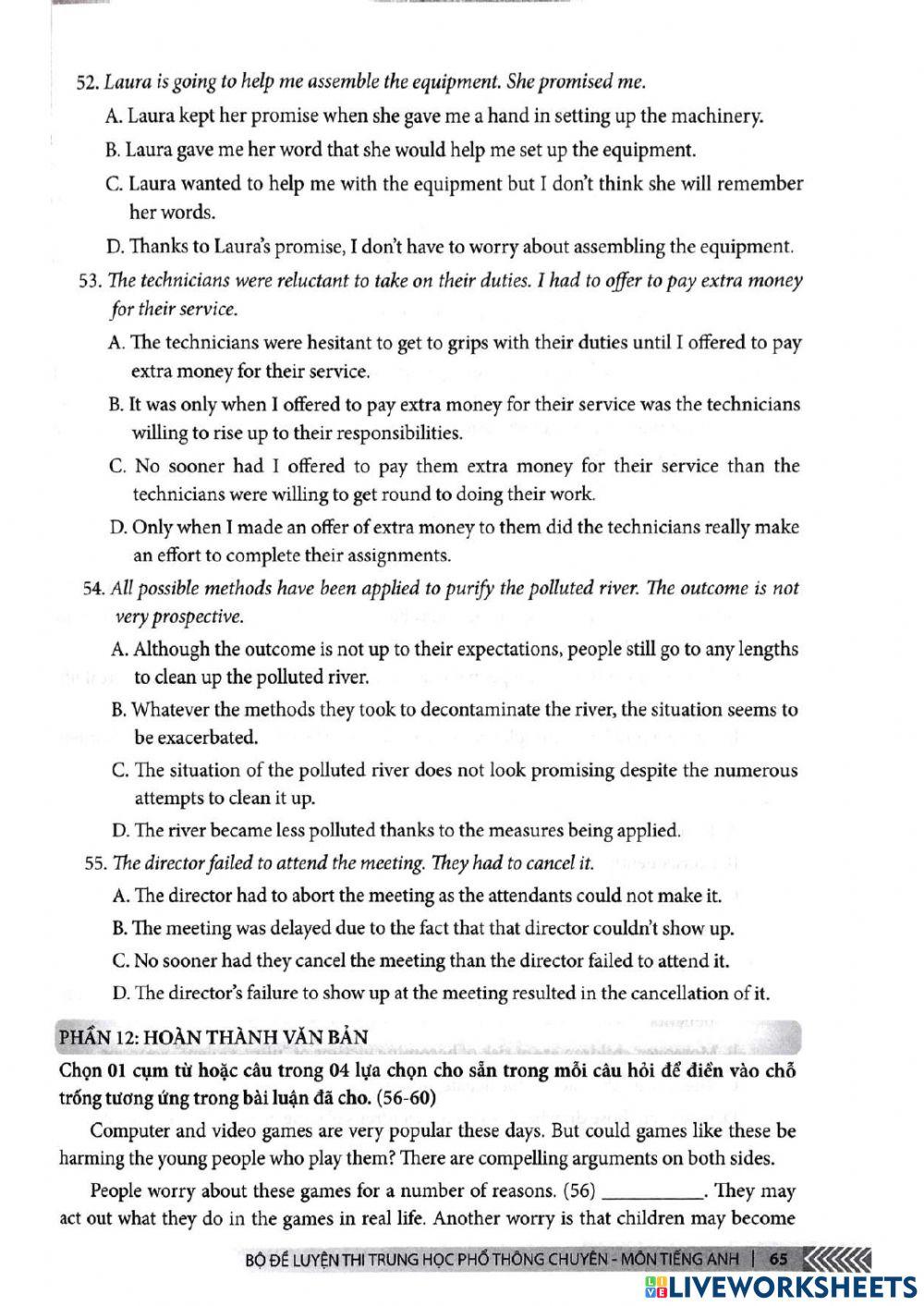 (CNN) Mock test 01 (P1)