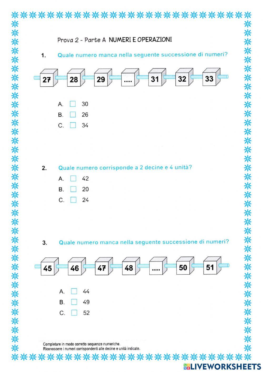 Invalsi Prova A Intermedia
