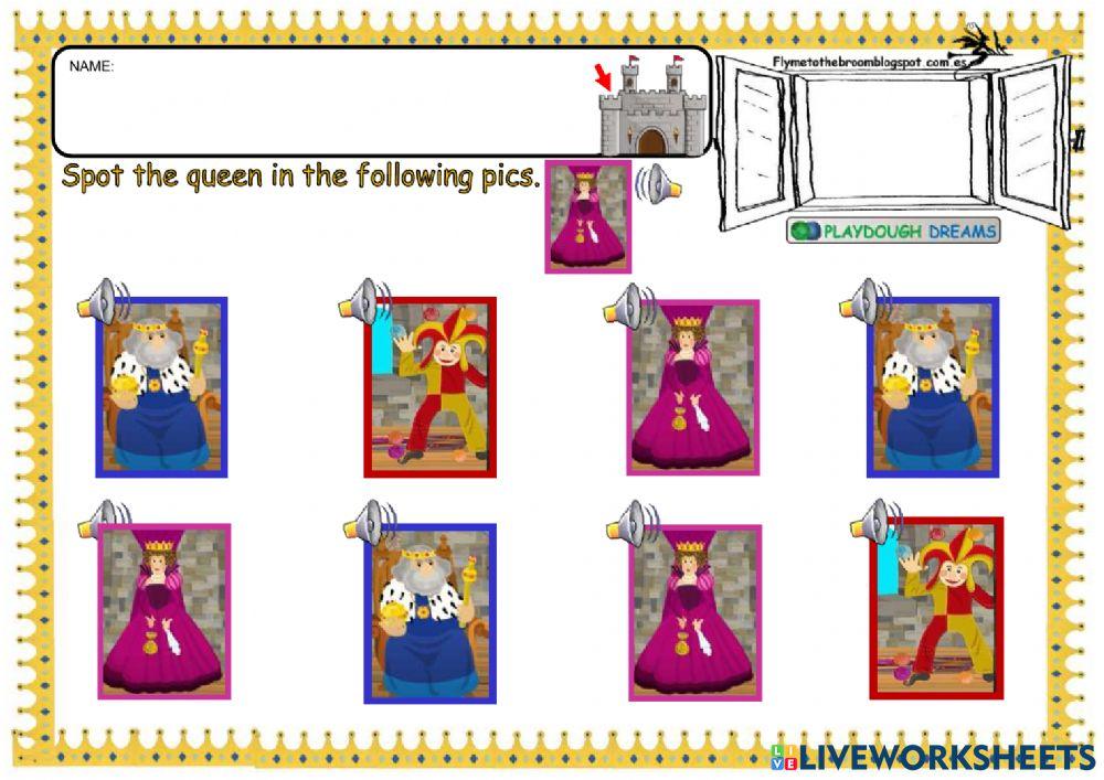 Spot the queen